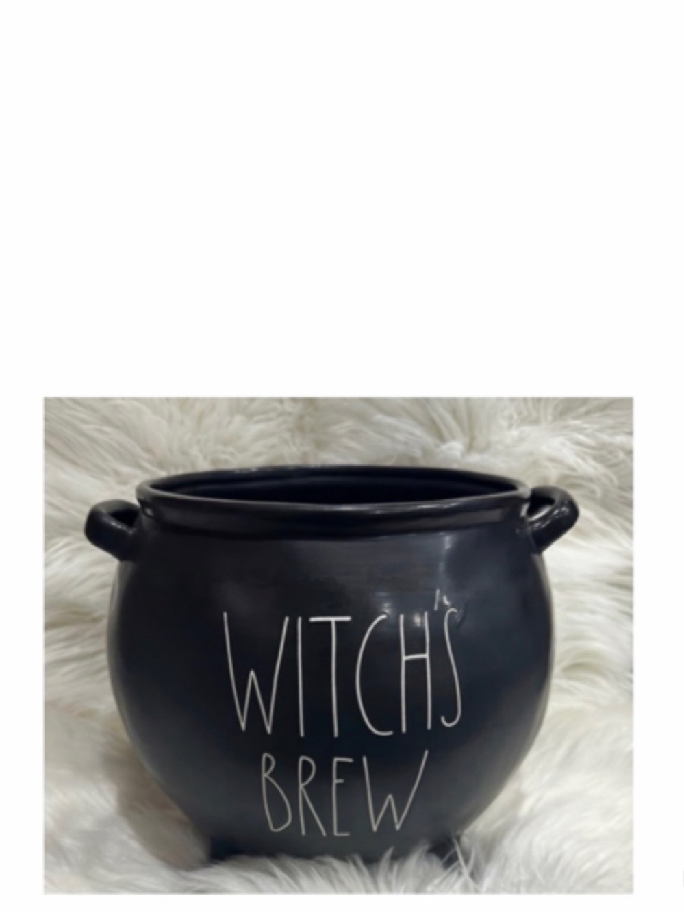 NEW Rae Dunn Halloween Witches Brew Cauldron Large